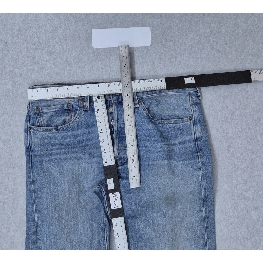 Levi's 501 Men Jeans‎ 31X32 Blue Denim Original Fit Straight Leg